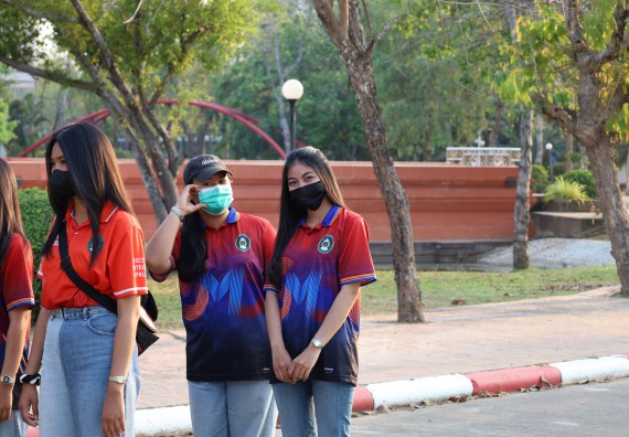 ภาพกิจกรรม  สโมสรนักศึกษา คณะวิทยาศาสตร์และเทคโนโลยี เข้าร่วมกีฬาระหว่างคณะ ปลาบึกเกมส์ ครั้งที่ 20