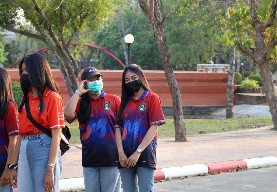 ภาพกิจกรรม  สโมสรนักศึกษา คณะวิทยาศาสตร์และเทคโนโลยี เข้าร่วมกีฬาระหว่างคณะ ปลาบึกเกมส์ ครั้งที่ 20