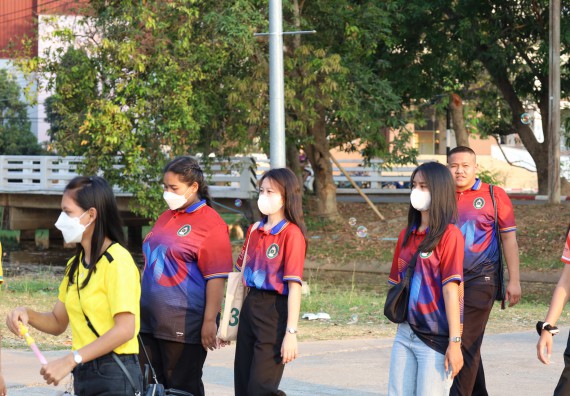 ภาพกิจกรรม  สโมสรนักศึกษา คณะวิทยาศาสตร์และเทคโนโลยี เข้าร่วมกีฬาระหว่างคณะ ปลาบึกเกมส์ ครั้งที่ 20