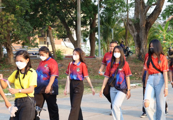 ภาพกิจกรรม  สโมสรนักศึกษา คณะวิทยาศาสตร์และเทคโนโลยี เข้าร่วมกีฬาระหว่างคณะ ปลาบึกเกมส์ ครั้งที่ 20