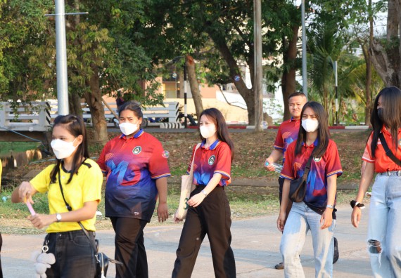 ภาพกิจกรรม  สโมสรนักศึกษา คณะวิทยาศาสตร์และเทคโนโลยี เข้าร่วมกีฬาระหว่างคณะ ปลาบึกเกมส์ ครั้งที่ 20