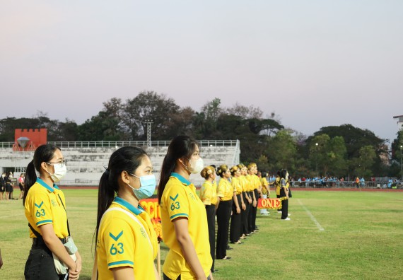 ภาพกิจกรรม  สโมสรนักศึกษา คณะวิทยาศาสตร์และเทคโนโลยี เข้าร่วมกีฬาระหว่างคณะ ปลาบึกเกมส์ ครั้งที่ 20