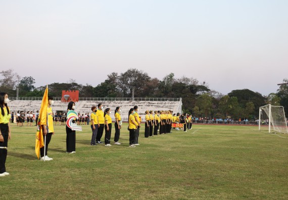 ภาพกิจกรรม  สโมสรนักศึกษา คณะวิทยาศาสตร์และเทคโนโลยี เข้าร่วมกีฬาระหว่างคณะ ปลาบึกเกมส์ ครั้งที่ 20