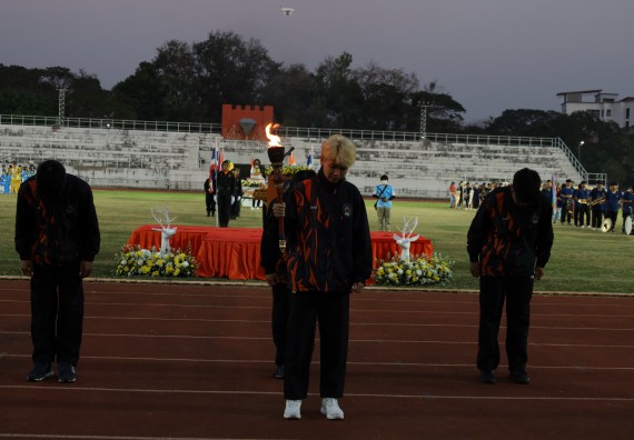 ภาพกิจกรรม  สโมสรนักศึกษา คณะวิทยาศาสตร์และเทคโนโลยี เข้าร่วมกีฬาระหว่างคณะ ปลาบึกเกมส์ ครั้งที่ 20