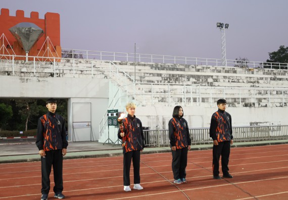 ภาพกิจกรรม  สโมสรนักศึกษา คณะวิทยาศาสตร์และเทคโนโลยี เข้าร่วมกีฬาระหว่างคณะ ปลาบึกเกมส์ ครั้งที่ 20