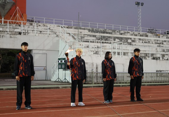 ภาพกิจกรรม  สโมสรนักศึกษา คณะวิทยาศาสตร์และเทคโนโลยี เข้าร่วมกีฬาระหว่างคณะ ปลาบึกเกมส์ ครั้งที่ 20