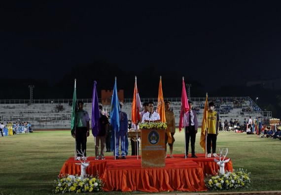 ภาพกิจกรรม  สโมสรนักศึกษา คณะวิทยาศาสตร์และเทคโนโลยี เข้าร่วมกีฬาระหว่างคณะ ปลาบึกเกมส์ ครั้งที่ 20