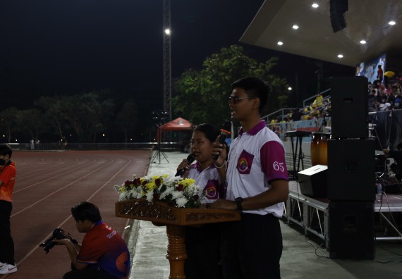 ภาพกิจกรรม  สโมสรนักศึกษา คณะวิทยาศาสตร์และเทคโนโลยี เข้าร่วมกีฬาระหว่างคณะ ปลาบึกเกมส์ ครั้งที่ 20