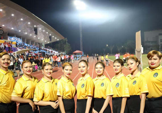 ภาพกิจกรรม  สโมสรนักศึกษา คณะวิทยาศาสตร์และเทคโนโลยี เข้าร่วมกีฬาระหว่างคณะ ปลาบึกเกมส์ ครั้งที่ 20