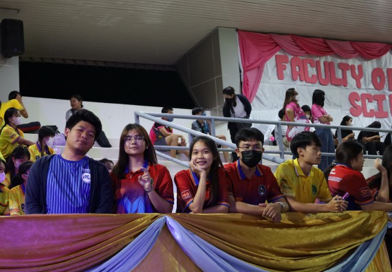 ภาพกิจกรรม  สโมสรนักศึกษา คณะวิทยาศาสตร์และเทคโนโลยี เข้าร่วมกีฬาระหว่างคณะ ปลาบึกเกมส์ ครั้งที่ 20