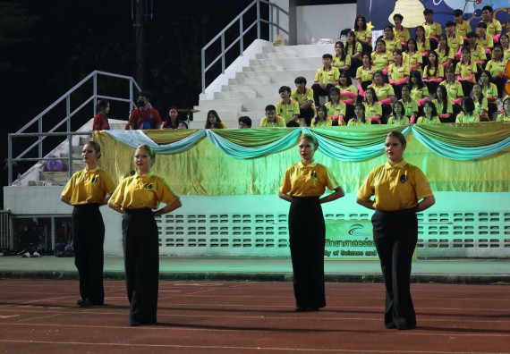 ภาพกิจกรรม  สโมสรนักศึกษา คณะวิทยาศาสตร์และเทคโนโลยี เข้าร่วมกีฬาระหว่างคณะ ปลาบึกเกมส์ ครั้งที่ 20