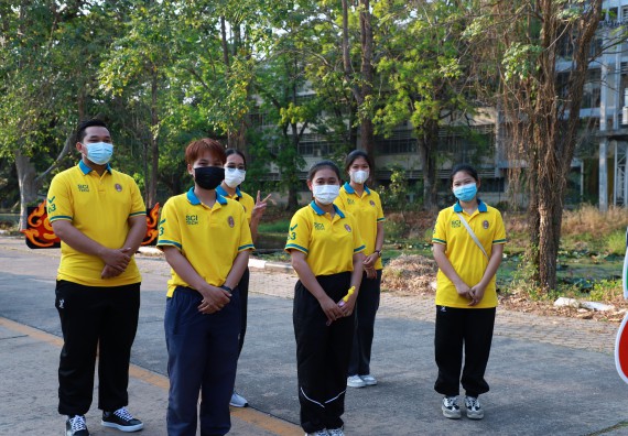 ภาพกิจกรรม  สโมสรนักศึกษา คณะวิทยาศาสตร์และเทคโนโลยี เข้าร่วมกีฬาระหว่างคณะ ปลาบึกเกมส์ ครั้งที่ 20