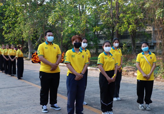 ภาพกิจกรรม  สโมสรนักศึกษา คณะวิทยาศาสตร์และเทคโนโลยี เข้าร่วมกีฬาระหว่างคณะ ปลาบึกเกมส์ ครั้งที่ 20