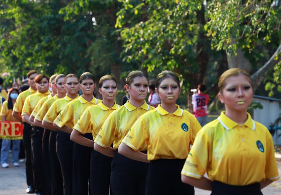ภาพกิจกรรม  สโมสรนักศึกษา คณะวิทยาศาสตร์และเทคโนโลยี เข้าร่วมกีฬาระหว่างคณะ ปลาบึกเกมส์ ครั้งที่ 20