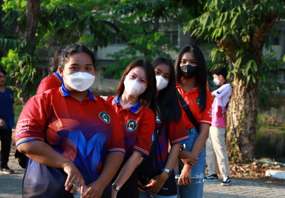 ภาพกิจกรรม  สโมสรนักศึกษา คณะวิทยาศาสตร์และเทคโนโลยี เข้าร่วมกีฬาระหว่างคณะ ปลาบึกเกมส์ ครั้งที่ 20