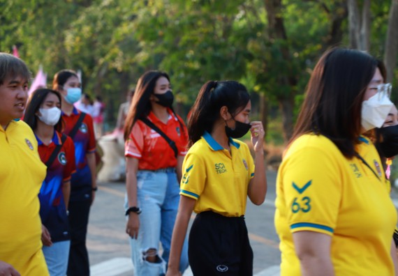 ภาพกิจกรรม  สโมสรนักศึกษา คณะวิทยาศาสตร์และเทคโนโลยี เข้าร่วมกีฬาระหว่างคณะ ปลาบึกเกมส์ ครั้งที่ 20