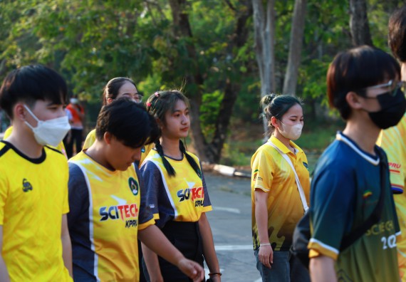 ภาพกิจกรรม  สโมสรนักศึกษา คณะวิทยาศาสตร์และเทคโนโลยี เข้าร่วมกีฬาระหว่างคณะ ปลาบึกเกมส์ ครั้งที่ 20