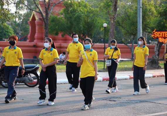 ภาพกิจกรรม  สโมสรนักศึกษา คณะวิทยาศาสตร์และเทคโนโลยี เข้าร่วมกีฬาระหว่างคณะ ปลาบึกเกมส์ ครั้งที่ 20