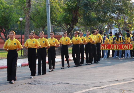 ภาพกิจกรรม  สโมสรนักศึกษา คณะวิทยาศาสตร์และเทคโนโลยี เข้าร่วมกีฬาระหว่างคณะ ปลาบึกเกมส์ ครั้งที่ 20