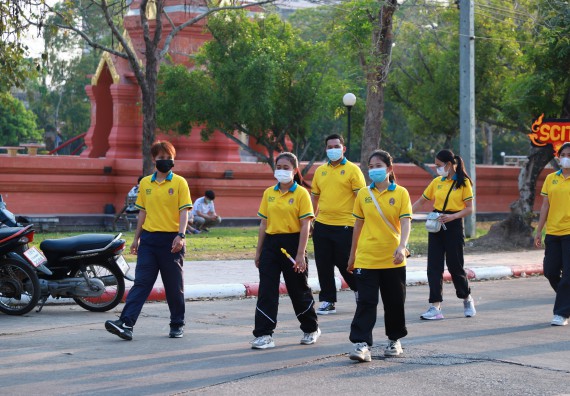 ภาพกิจกรรม  สโมสรนักศึกษา คณะวิทยาศาสตร์และเทคโนโลยี เข้าร่วมกีฬาระหว่างคณะ ปลาบึกเกมส์ ครั้งที่ 20
