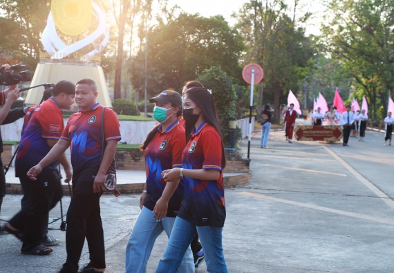 ภาพกิจกรรม  สโมสรนักศึกษา คณะวิทยาศาสตร์และเทคโนโลยี เข้าร่วมกีฬาระหว่างคณะ ปลาบึกเกมส์ ครั้งที่ 20