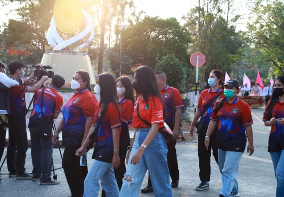 ภาพกิจกรรม  สโมสรนักศึกษา คณะวิทยาศาสตร์และเทคโนโลยี เข้าร่วมกีฬาระหว่างคณะ ปลาบึกเกมส์ ครั้งที่ 20