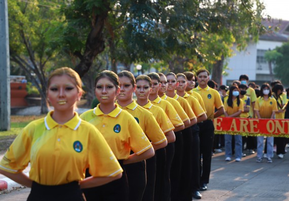ภาพกิจกรรม  สโมสรนักศึกษา คณะวิทยาศาสตร์และเทคโนโลยี เข้าร่วมกีฬาระหว่างคณะ ปลาบึกเกมส์ ครั้งที่ 20