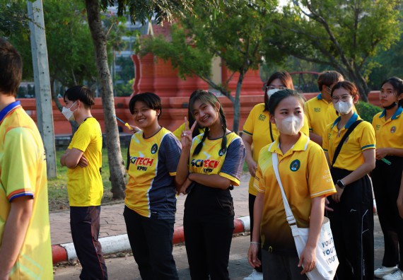ภาพกิจกรรม  สโมสรนักศึกษา คณะวิทยาศาสตร์และเทคโนโลยี เข้าร่วมกีฬาระหว่างคณะ ปลาบึกเกมส์ ครั้งที่ 20