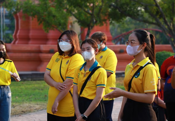 ภาพกิจกรรม  สโมสรนักศึกษา คณะวิทยาศาสตร์และเทคโนโลยี เข้าร่วมกีฬาระหว่างคณะ ปลาบึกเกมส์ ครั้งที่ 20