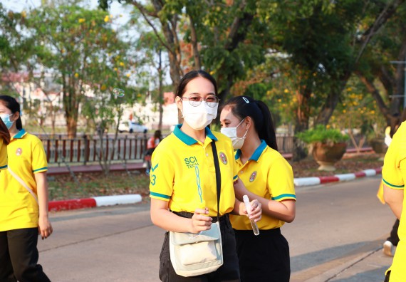 ภาพกิจกรรม  สโมสรนักศึกษา คณะวิทยาศาสตร์และเทคโนโลยี เข้าร่วมกีฬาระหว่างคณะ ปลาบึกเกมส์ ครั้งที่ 20