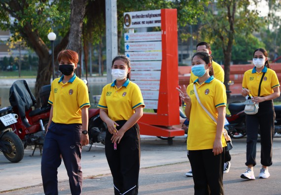 ภาพกิจกรรม  สโมสรนักศึกษา คณะวิทยาศาสตร์และเทคโนโลยี เข้าร่วมกีฬาระหว่างคณะ ปลาบึกเกมส์ ครั้งที่ 20