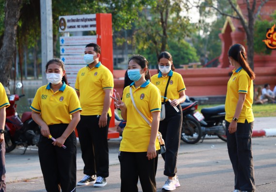 ภาพกิจกรรม  สโมสรนักศึกษา คณะวิทยาศาสตร์และเทคโนโลยี เข้าร่วมกีฬาระหว่างคณะ ปลาบึกเกมส์ ครั้งที่ 20