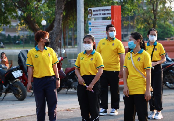 ภาพกิจกรรม  สโมสรนักศึกษา คณะวิทยาศาสตร์และเทคโนโลยี เข้าร่วมกีฬาระหว่างคณะ ปลาบึกเกมส์ ครั้งที่ 20