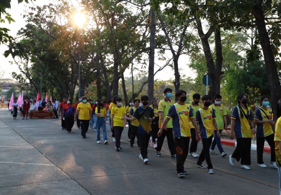 ภาพกิจกรรม  สโมสรนักศึกษา คณะวิทยาศาสตร์และเทคโนโลยี เข้าร่วมกีฬาระหว่างคณะ ปลาบึกเกมส์ ครั้งที่ 20
