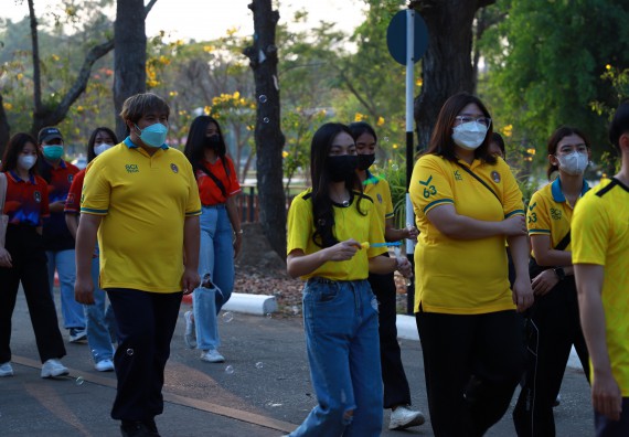 ภาพกิจกรรม  สโมสรนักศึกษา คณะวิทยาศาสตร์และเทคโนโลยี เข้าร่วมกีฬาระหว่างคณะ ปลาบึกเกมส์ ครั้งที่ 20