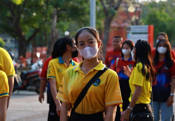 ภาพกิจกรรม  สโมสรนักศึกษา คณะวิทยาศาสตร์และเทคโนโลยี เข้าร่วมกีฬาระหว่างคณะ ปลาบึกเกมส์ ครั้งที่ 20
