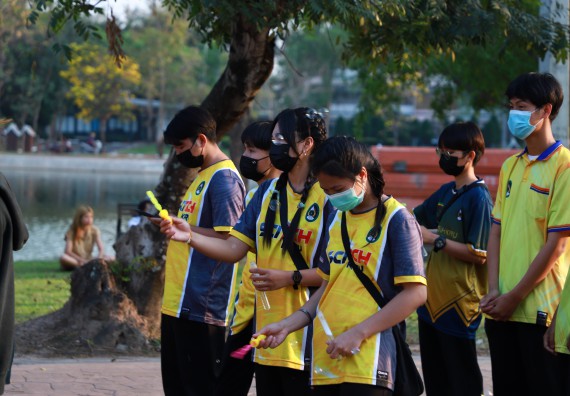 ภาพกิจกรรม  สโมสรนักศึกษา คณะวิทยาศาสตร์และเทคโนโลยี เข้าร่วมกีฬาระหว่างคณะ ปลาบึกเกมส์ ครั้งที่ 20