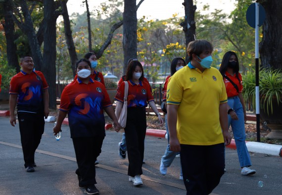 ภาพกิจกรรม  สโมสรนักศึกษา คณะวิทยาศาสตร์และเทคโนโลยี เข้าร่วมกีฬาระหว่างคณะ ปลาบึกเกมส์ ครั้งที่ 20