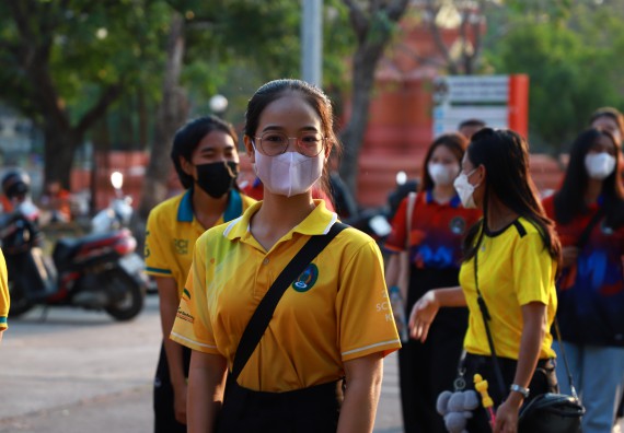 ภาพกิจกรรม  สโมสรนักศึกษา คณะวิทยาศาสตร์และเทคโนโลยี เข้าร่วมกีฬาระหว่างคณะ ปลาบึกเกมส์ ครั้งที่ 20