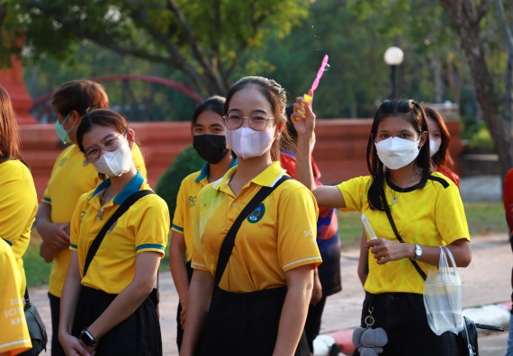 ภาพกิจกรรม  สโมสรนักศึกษา คณะวิทยาศาสตร์และเทคโนโลยี เข้าร่วมกีฬาระหว่างคณะ ปลาบึกเกมส์ ครั้งที่ 20