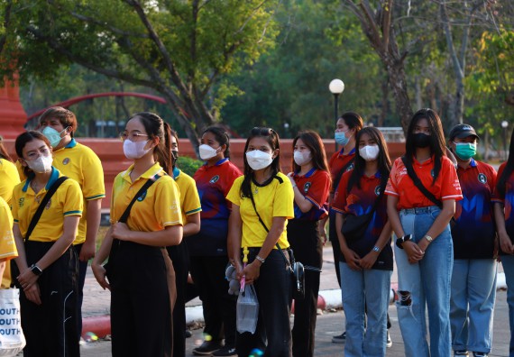 ภาพกิจกรรม  สโมสรนักศึกษา คณะวิทยาศาสตร์และเทคโนโลยี เข้าร่วมกีฬาระหว่างคณะ ปลาบึกเกมส์ ครั้งที่ 20