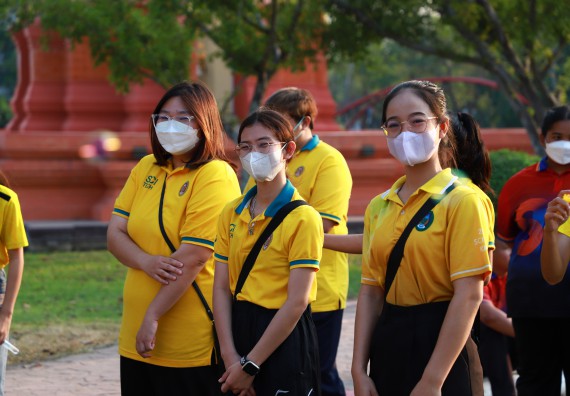 ภาพกิจกรรม  สโมสรนักศึกษา คณะวิทยาศาสตร์และเทคโนโลยี เข้าร่วมกีฬาระหว่างคณะ ปลาบึกเกมส์ ครั้งที่ 20