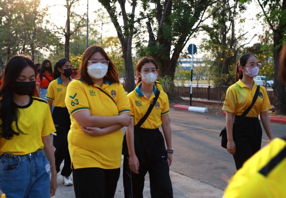 ภาพกิจกรรม  สโมสรนักศึกษา คณะวิทยาศาสตร์และเทคโนโลยี เข้าร่วมกีฬาระหว่างคณะ ปลาบึกเกมส์ ครั้งที่ 20