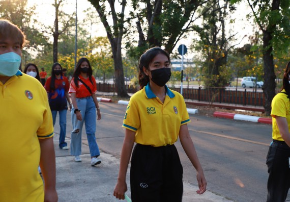 ภาพกิจกรรม  สโมสรนักศึกษา คณะวิทยาศาสตร์และเทคโนโลยี เข้าร่วมกีฬาระหว่างคณะ ปลาบึกเกมส์ ครั้งที่ 20
