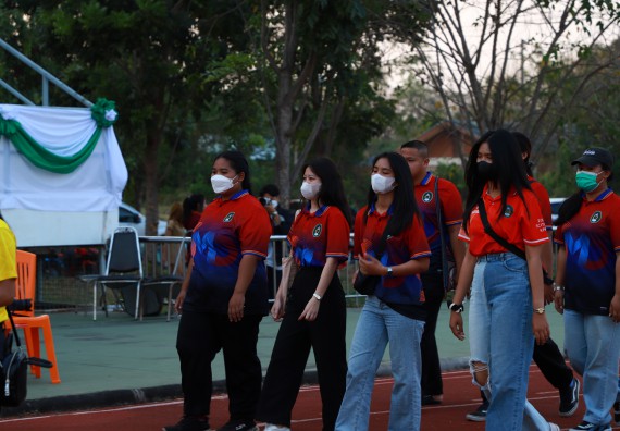 ภาพกิจกรรม  สโมสรนักศึกษา คณะวิทยาศาสตร์และเทคโนโลยี เข้าร่วมกีฬาระหว่างคณะ ปลาบึกเกมส์ ครั้งที่ 20