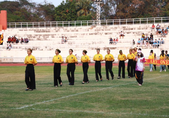 ภาพกิจกรรม  สโมสรนักศึกษา คณะวิทยาศาสตร์และเทคโนโลยี เข้าร่วมกีฬาระหว่างคณะ ปลาบึกเกมส์ ครั้งที่ 20