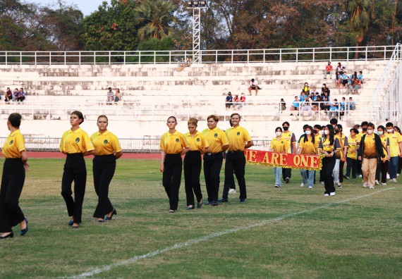 ภาพกิจกรรม  สโมสรนักศึกษา คณะวิทยาศาสตร์และเทคโนโลยี เข้าร่วมกีฬาระหว่างคณะ ปลาบึกเกมส์ ครั้งที่ 20
