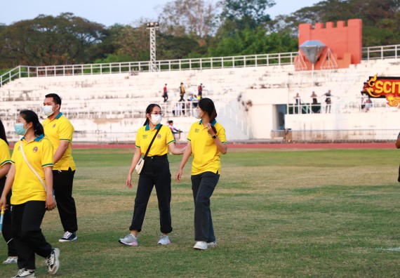 ภาพกิจกรรม  สโมสรนักศึกษา คณะวิทยาศาสตร์และเทคโนโลยี เข้าร่วมกีฬาระหว่างคณะ ปลาบึกเกมส์ ครั้งที่ 20
