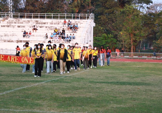 ภาพกิจกรรม  สโมสรนักศึกษา คณะวิทยาศาสตร์และเทคโนโลยี เข้าร่วมกีฬาระหว่างคณะ ปลาบึกเกมส์ ครั้งที่ 20