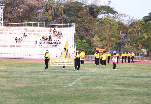 ภาพกิจกรรม  สโมสรนักศึกษา คณะวิทยาศาสตร์และเทคโนโลยี เข้าร่วมกีฬาระหว่างคณะ ปลาบึกเกมส์ ครั้งที่ 20